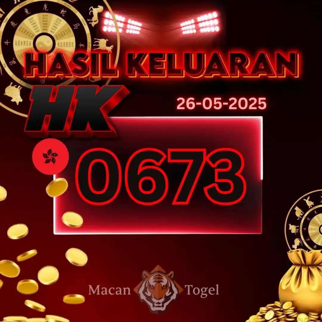 Image from SLOT GACOR MACANTOGEL: Hasil Keluaran Angka HK,  26 Mei 2025 : 0673- (2D - 73)  👑LINK DAFTAR...