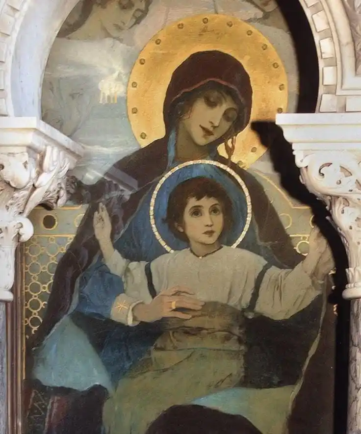 Image from Æternus ☩: Hino à Virgem Maria, puríssima e Santíssima.  Todas as honras sejam da...