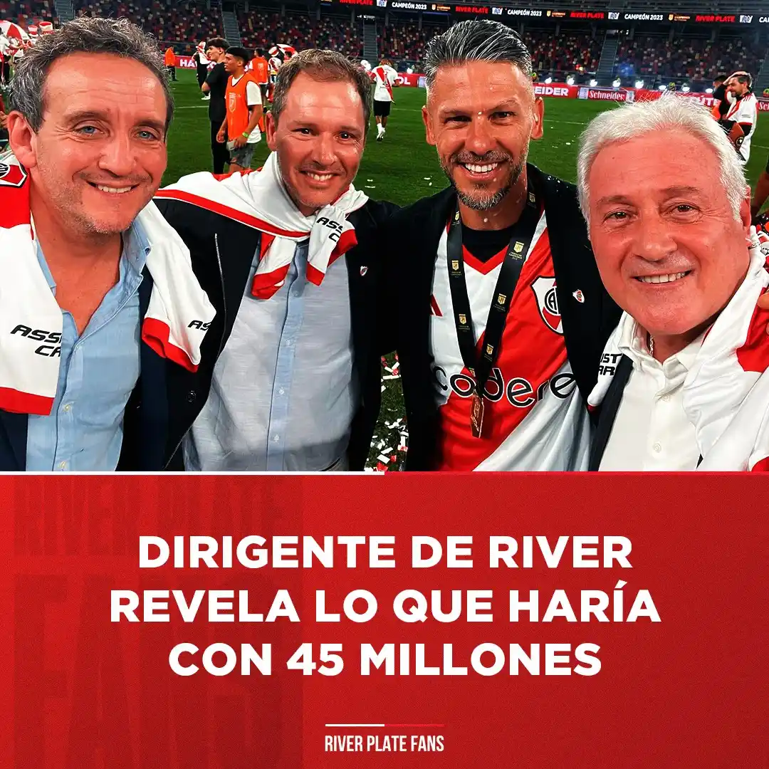 Image from River Plate Fans: 💰 https://go.bolavip.com/aBwAD6 Un miembro importante de la CD de Ri...