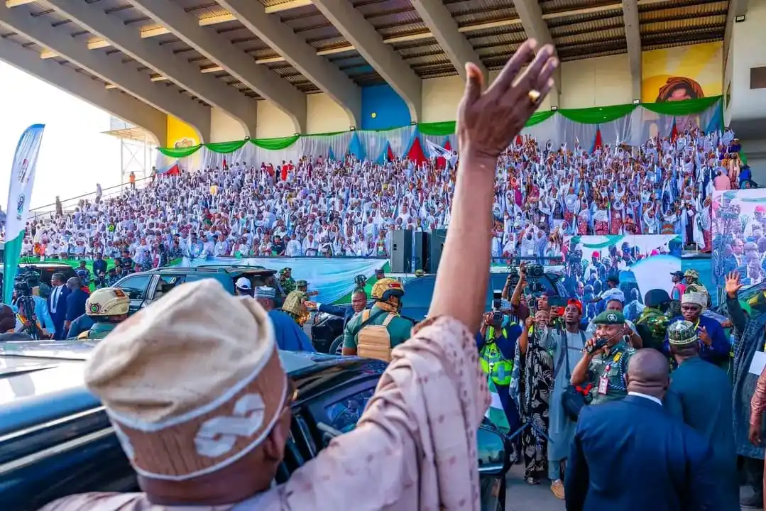 Image from VILLA INFOSTRATIC CHANNEL 02: _“I must acknowledge the leadership of Senator Uba Sani who has been f...