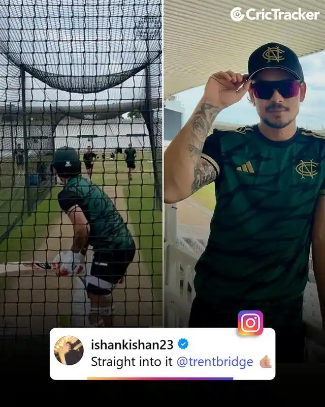 Image from CricTracker: Ishan Kishan joins Nottinghamshire for two games in the County Champio...