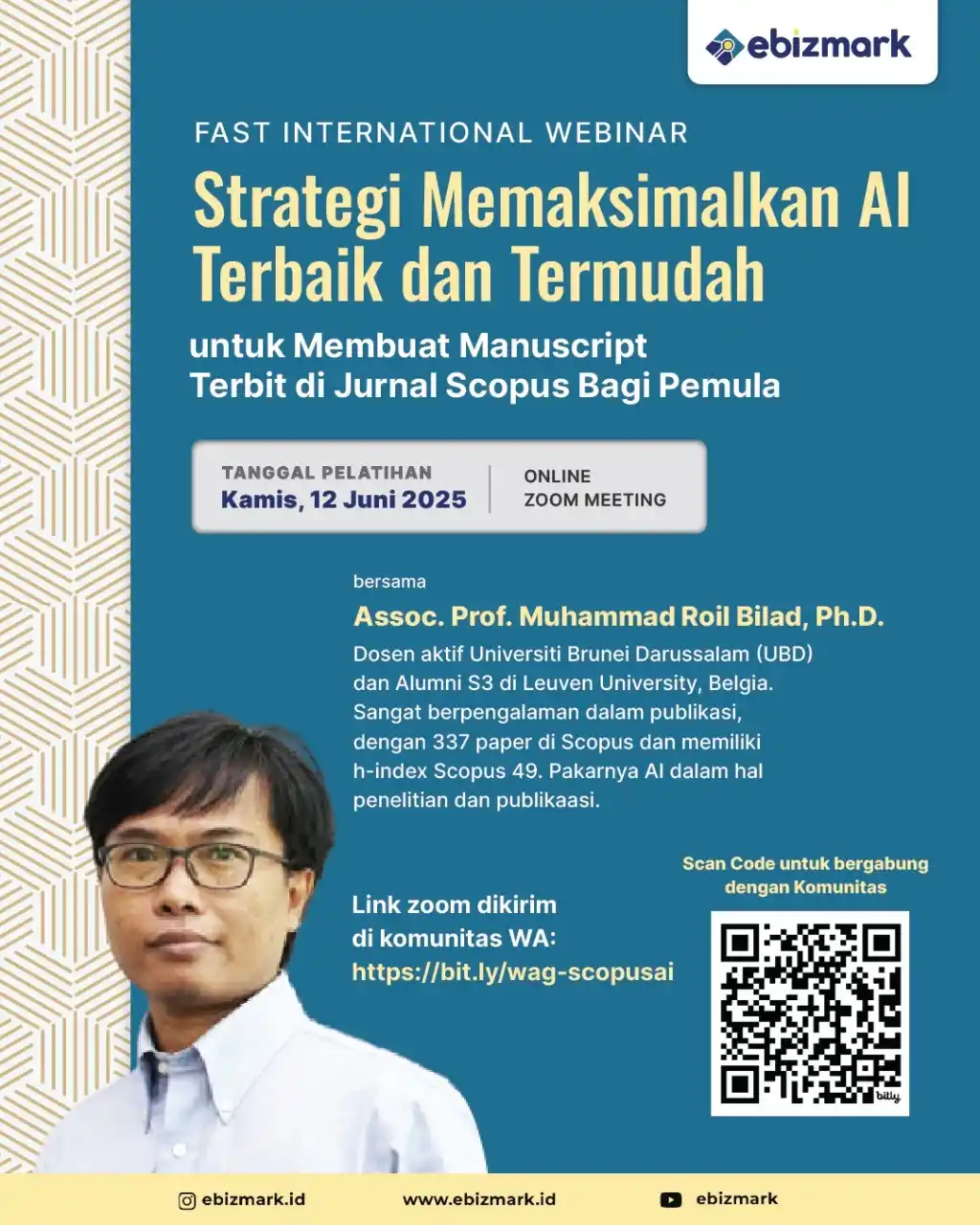 Image from Ebizmark: Kami mengundang untuk mahasiswa, dosen, dan para peneliti untuk belaja...