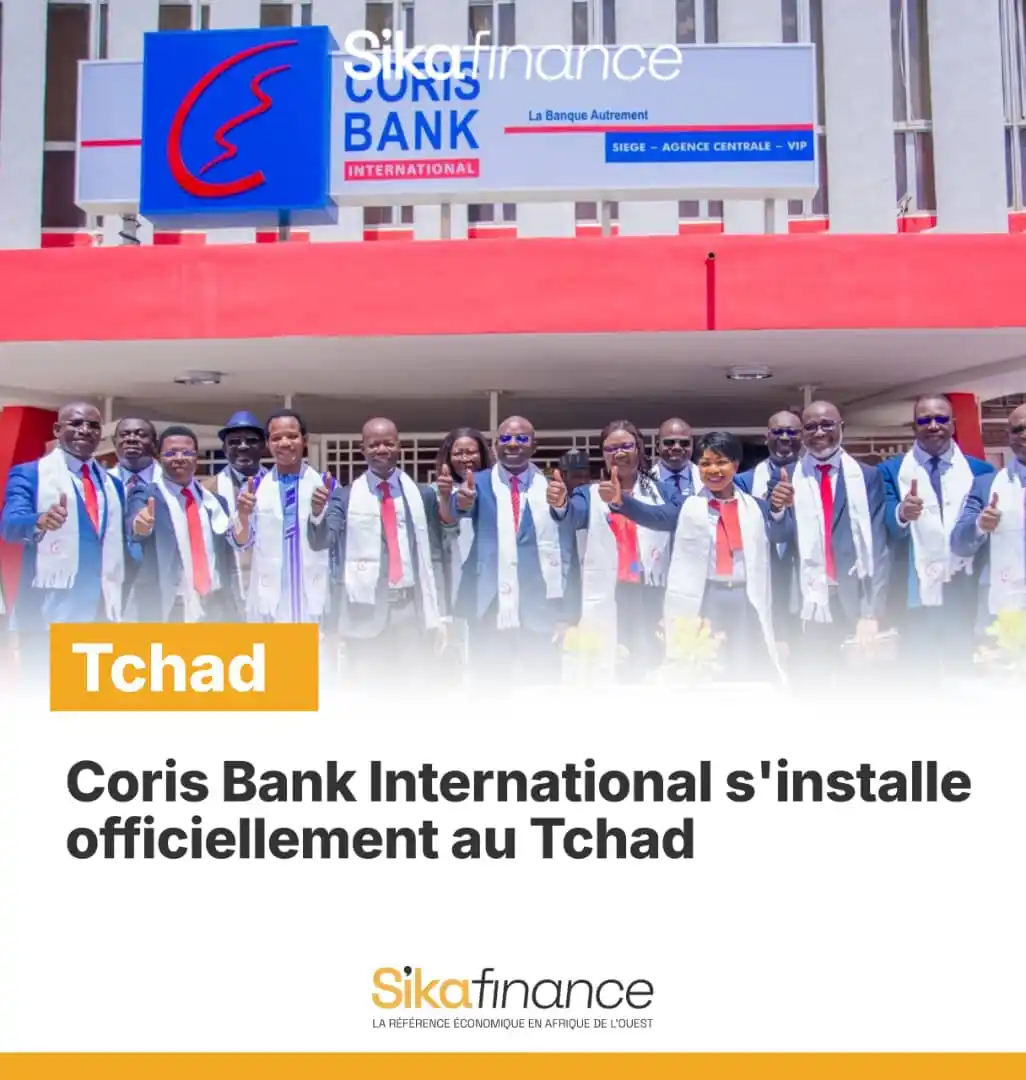 Image from Sika Finance: *Le Groupe Coris lance officiellement sa filiale bancaire au Tchad, ma...