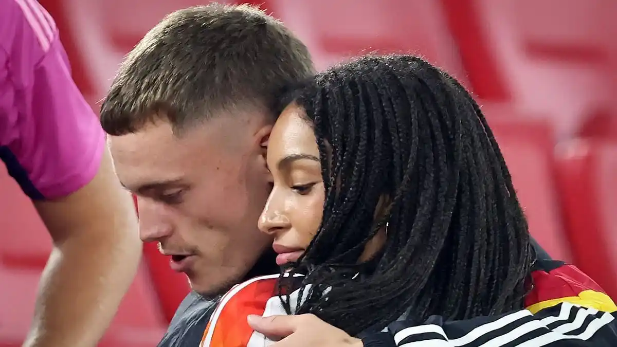 Image from Mail Sport | Liverpool 🔴: Meet the WAG behind Liverpool's new £116m-rated star Florian Wirtz 😮 ...