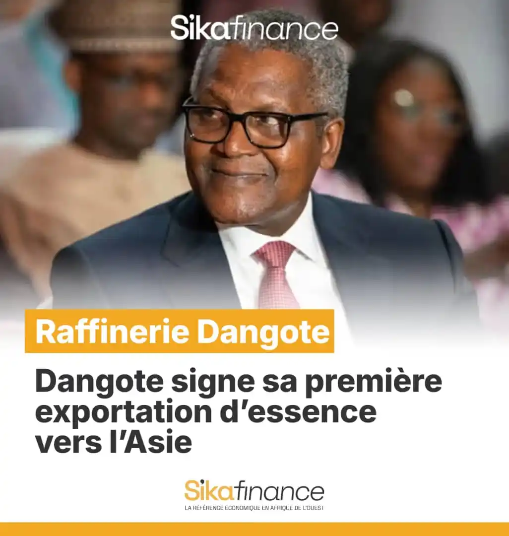 Image from Sika Finance: *🇳🇬 Le 22 juin prochain, la raffinerie de Dangote, la plus grande d’...