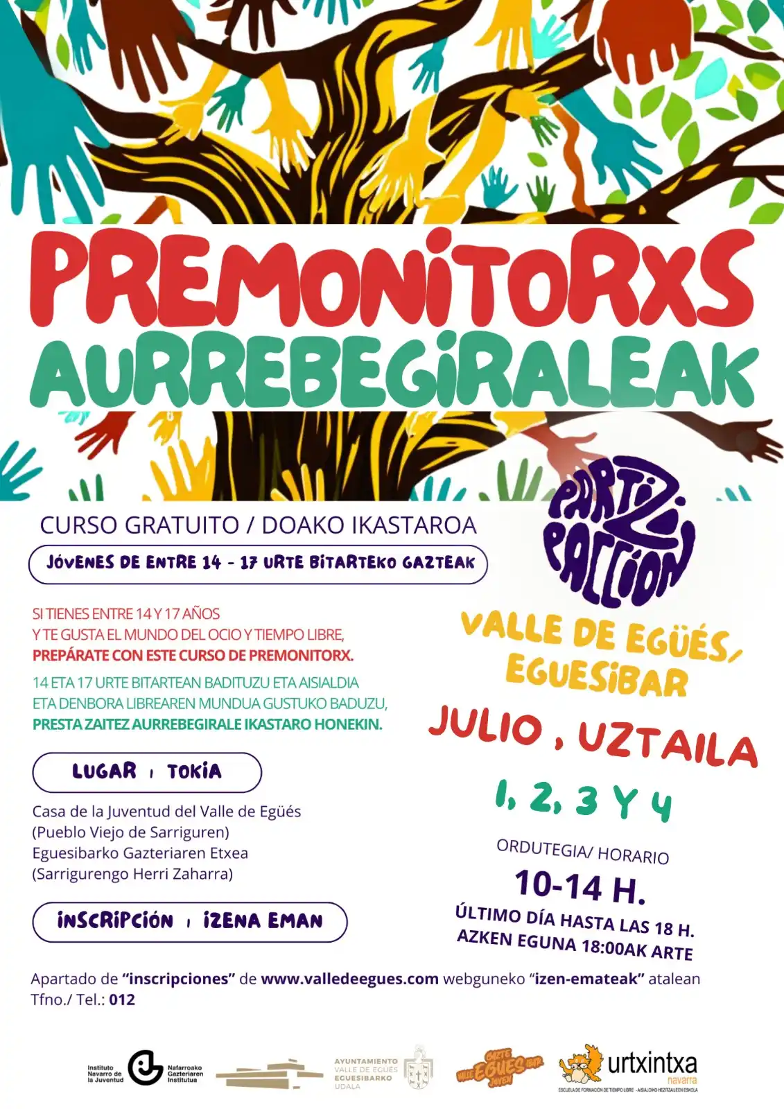 Image from Información Municipal / Udal-informazioa: NUEVO CURSO DE PREMONITORADO DE TIEMPO LIBRE  Nuevo curso de Premonito...
