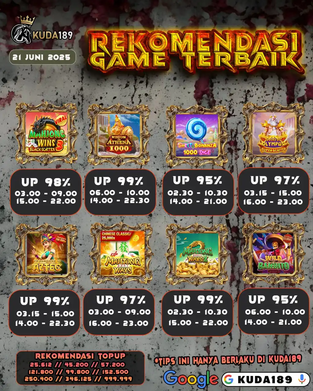 Image from MAHJONG GAMBLINK: POLA REKOMENDASI  GAME TERBAIK 21 juni 2025 🔥🔥  YANG PASTI CUMAN ADA...