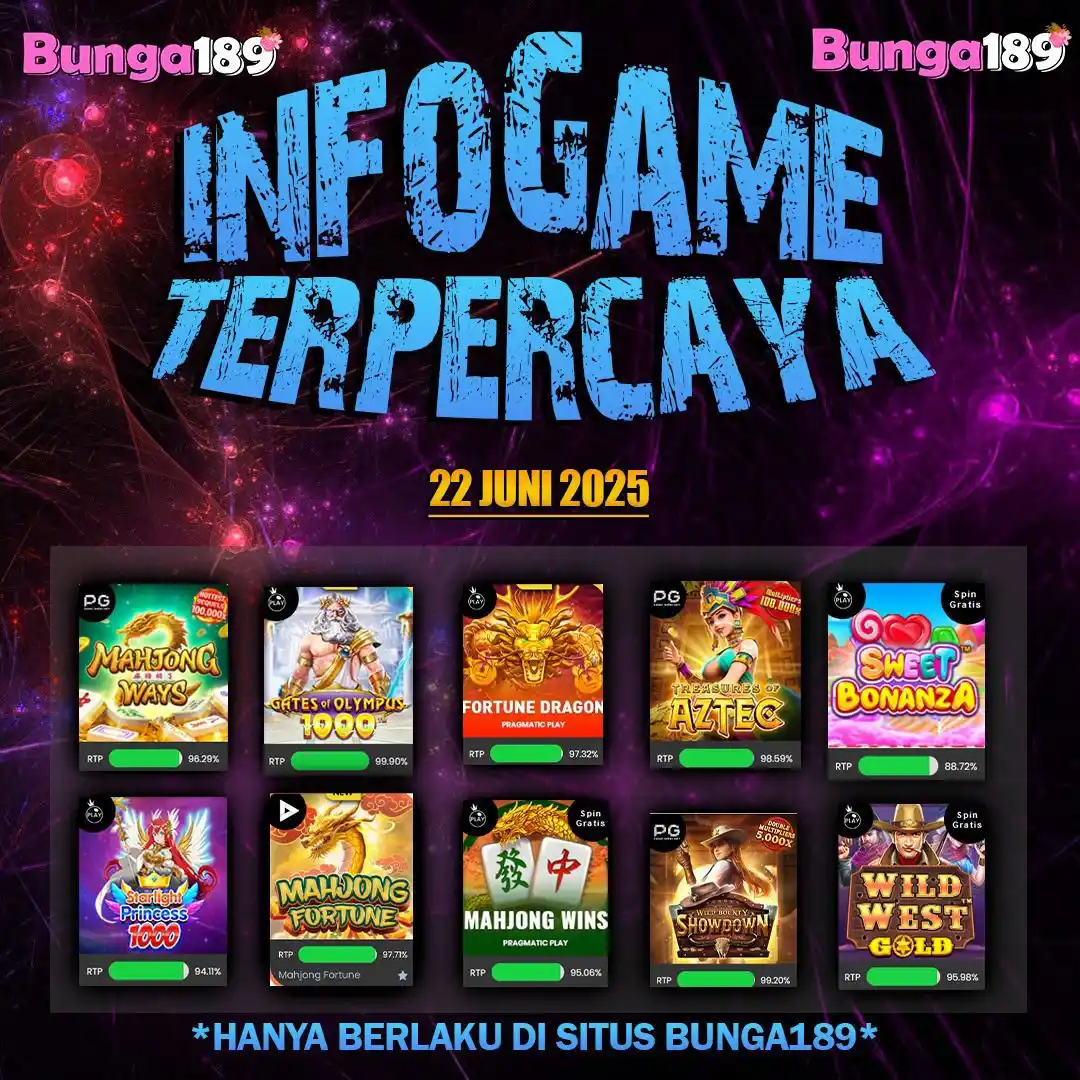 Image from FANS ADITT😎🔥: RTP TERBARU DARI BUNGA189 🤩🤩 GASKAN DER TOP UP 20RB GRATIS 10RB HAN...