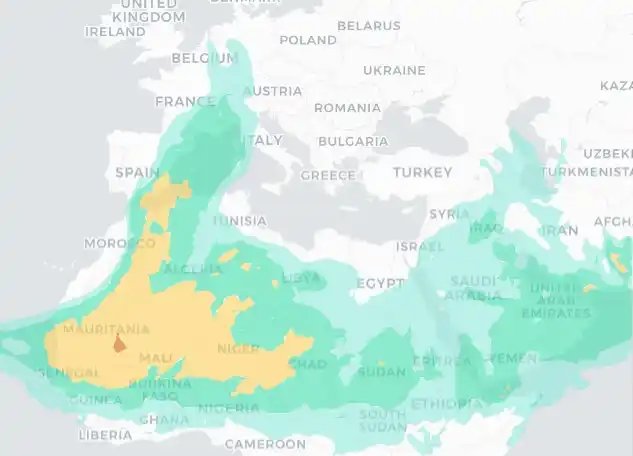 Image from Región de Murcia: 🗺️ *Salud y Medio Ambiente advierten de una prolongada intrusión de p...