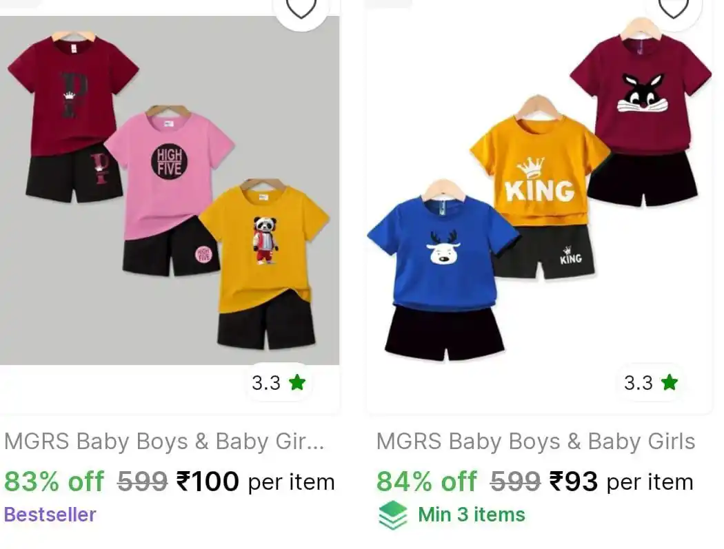Image from Mynaa: 🎉🎉Shopsy Jackpot Deals | Factory Price  • Kids Combo Sets from ₹99 h...