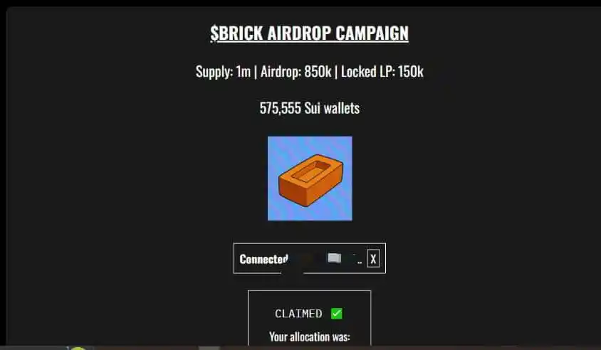 Image from COUNSELOR AYOBAMI: There's this small token airdrop on Sui NFA as people perceive it to ...