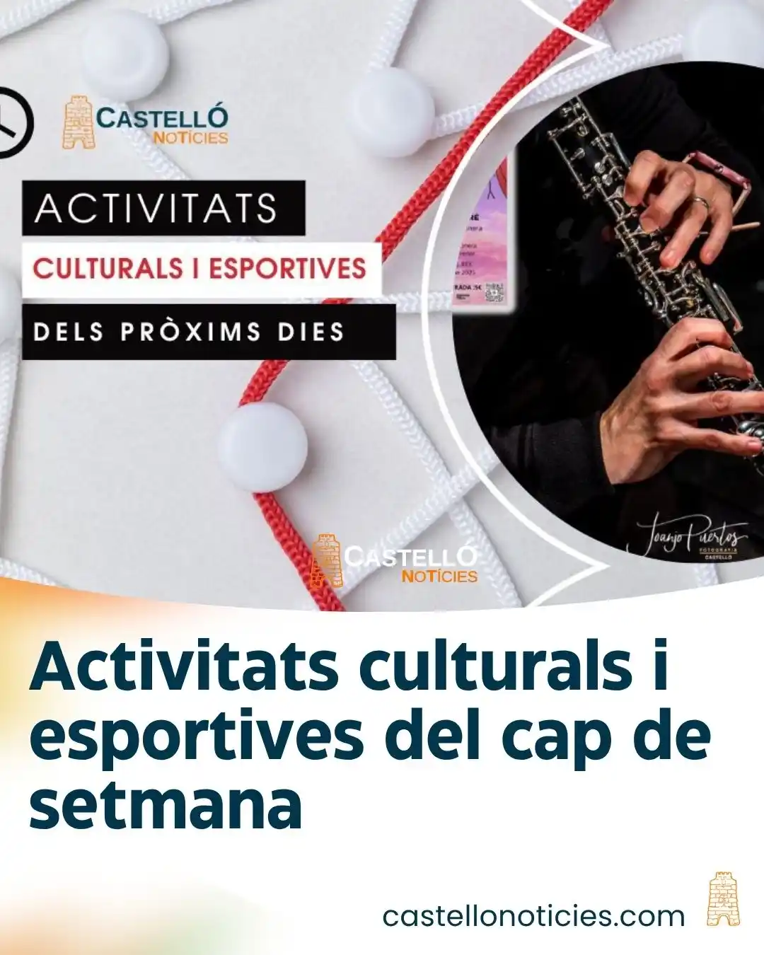 Image from InfoCastelló: *Activitats culturals i esportives del cap de setmana* https://castell...
