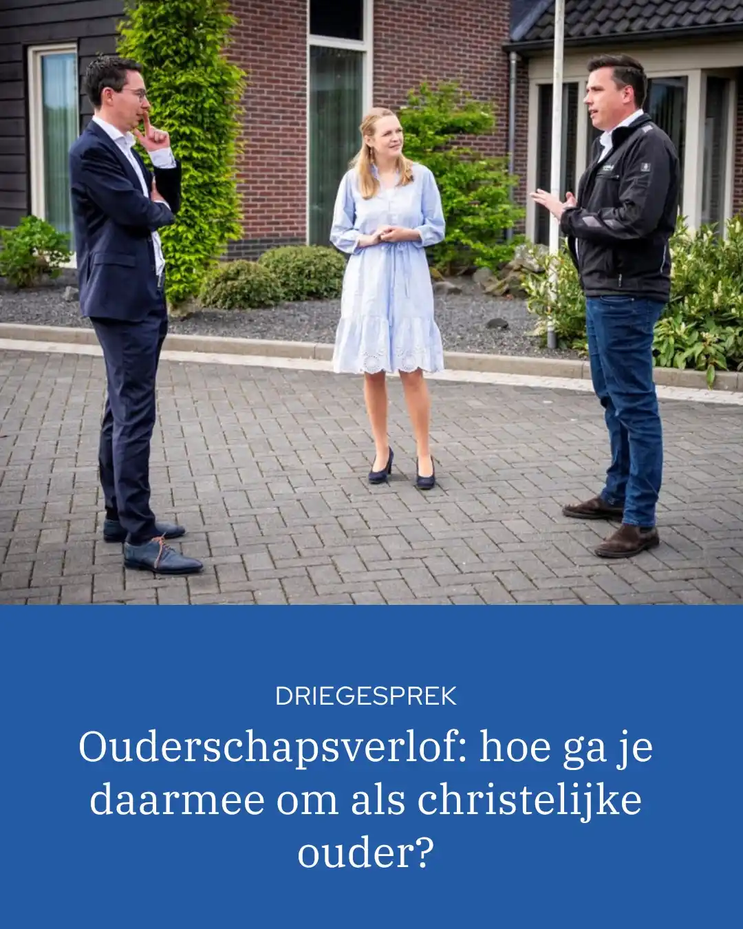 Image from Reformatorisch Dagblad: Alle drie hebben ze te maken met ouderschapsverlof. Als werkgever, als...