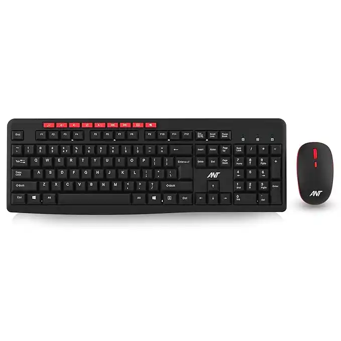 Image from Great Deals Hub PRO: ANT WK200 Nano Wireless Keyboard and Mouse Combo, 2.4 GHz Wireless, Sp...
