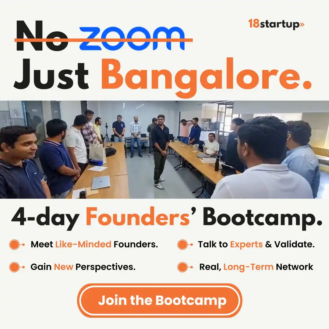 Image from Coimbatore Startup and MSME Network: Bangalore Founders! This is for you. Join a 4-Day Founders’ Bootcamp ...