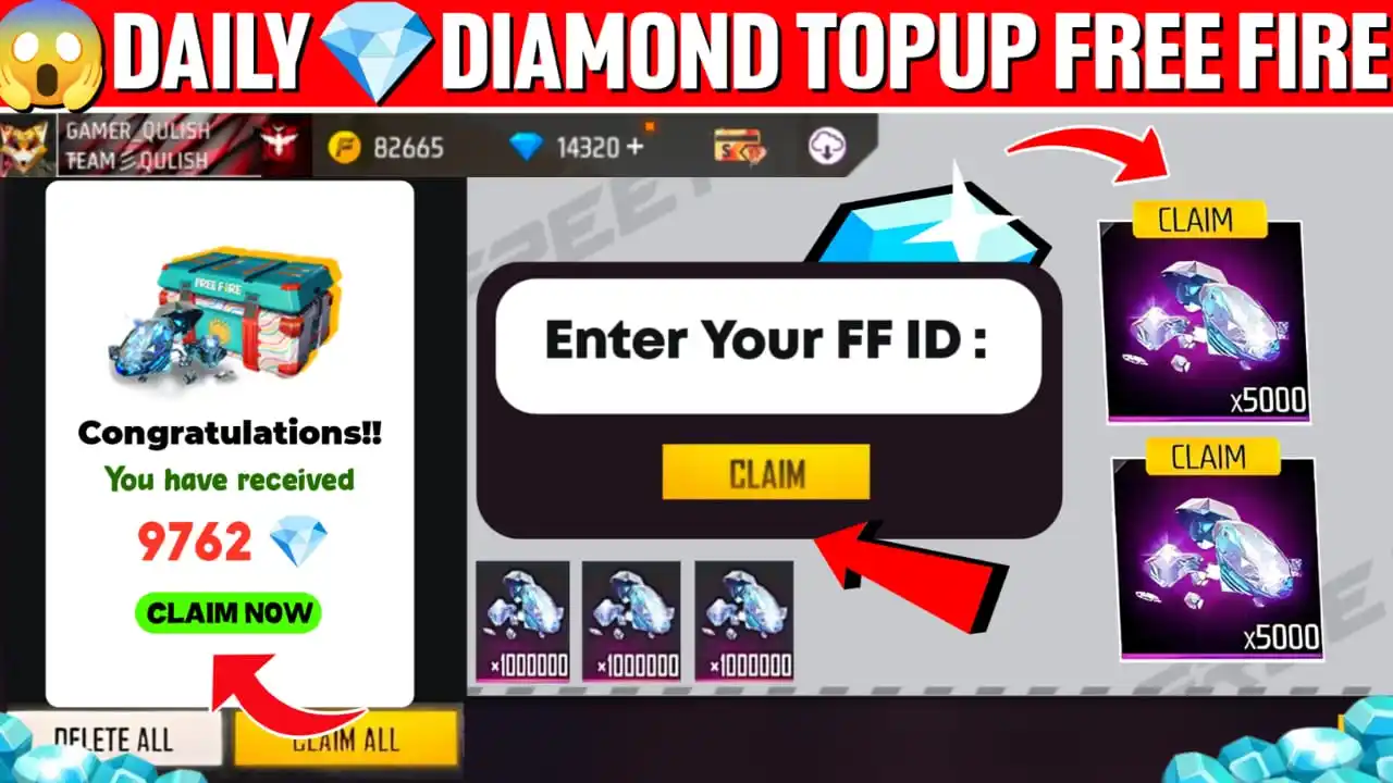Image from Free Google Play Redeem Codes by QULISH TECH: *🔥Daily Free 😱 Diamond 💎 Trick 🤗* *https://m.youtube.com/results?...