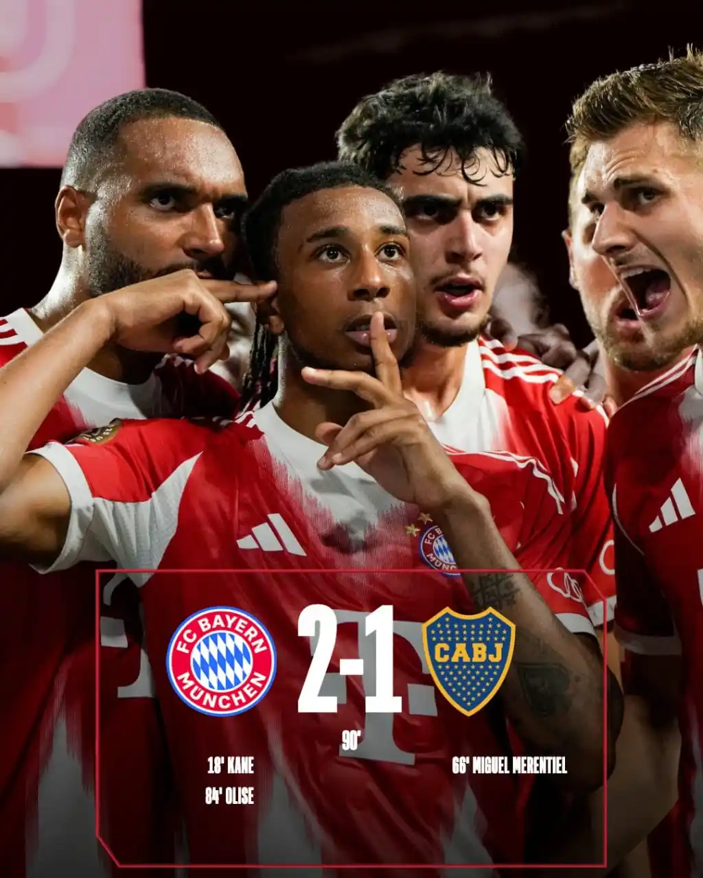 Image from Enfoque Digital HN: Deportes ⚽ || Con un gol de Michael Olise en el minuto 84 el Bayer Mún...