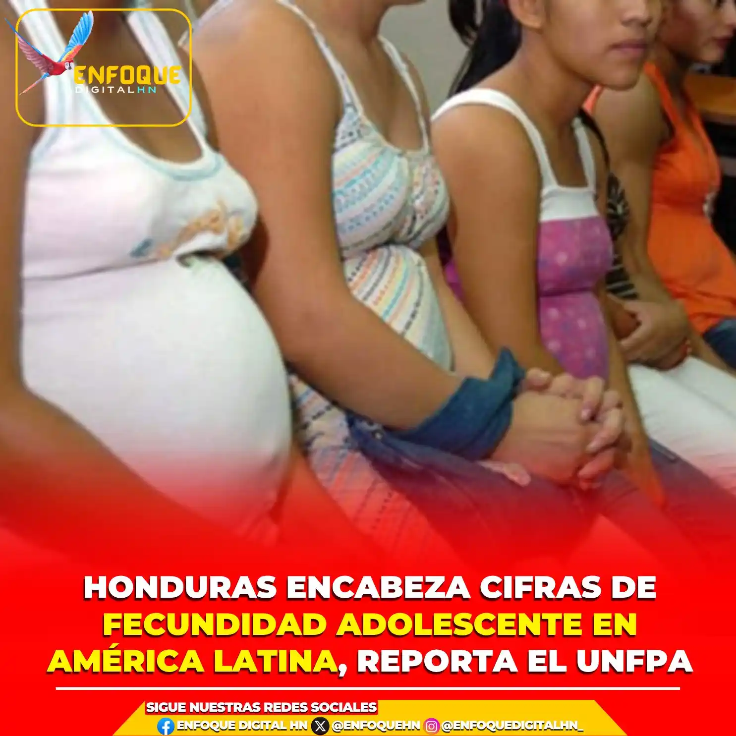 Image from Enfoque Digital HN: EDHN 🚨 || ¡ALARMANTE!🤰🏻 ↪️Honduras lidera la tasa de fecundidad a...