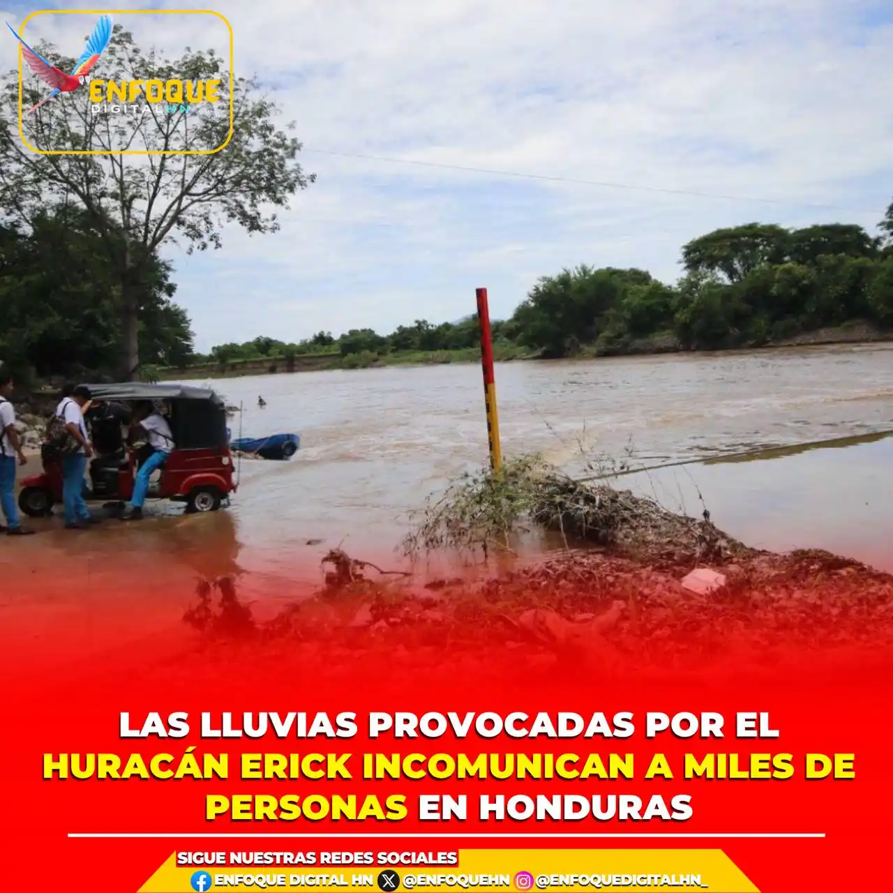 Image from Enfoque Digital HN: EDHN 🚨 || Las intensas lluvias provocadas por una vaguada en superfic...