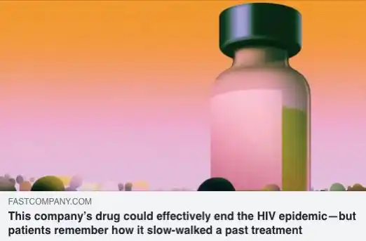 Image from Fast Company: Four decades after the human immunodeficiency virus was first identifi...