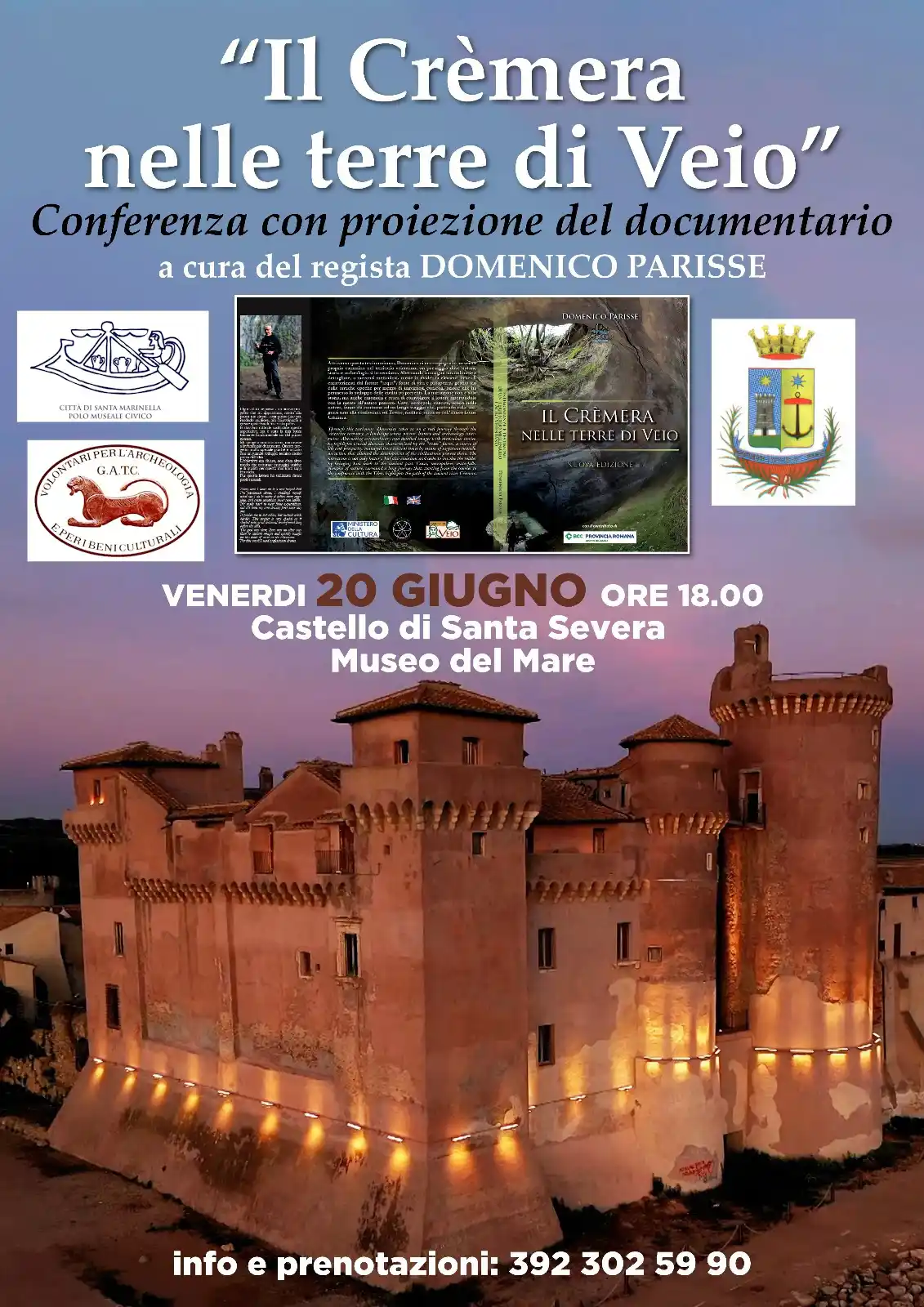 Image from Comune di Santa Marinella: Il documentario “Il Crèmera nelle terre di Veio” sarà presentato duran...