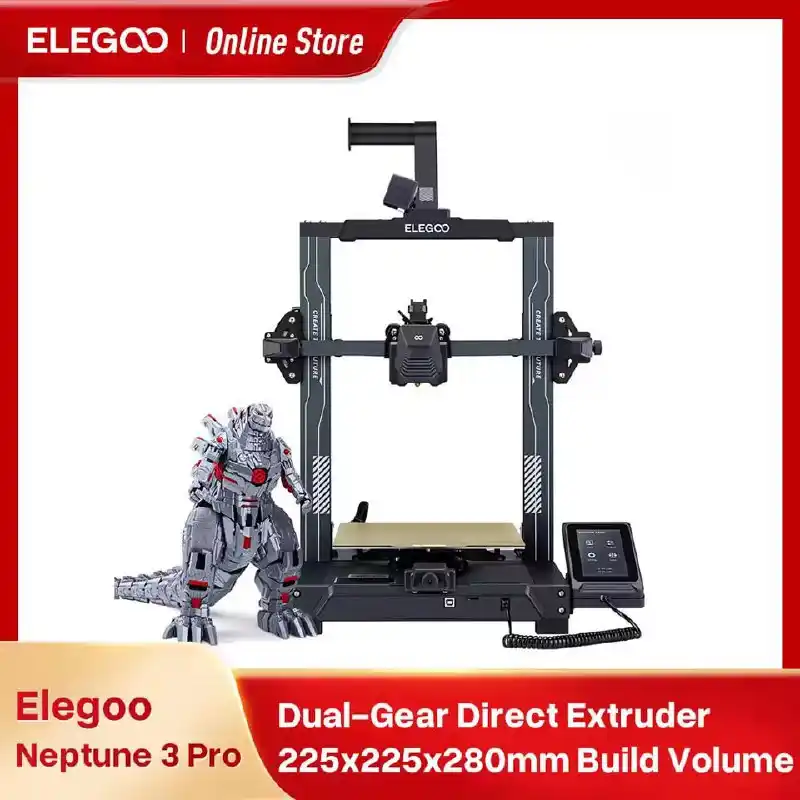 Image from TECNAN OFERTAS: 💥 Impressora 3D Elegoo Neptune 3 Pro - Estoque no Brasil 🇧🇷 🤑 R$ ...