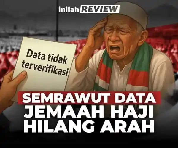 Image from Inilah.com: *KACAU BALAU HAJI 2025: ANTARA IMPIAN IBADAH DAN REALITA PELAYANAN*  P...