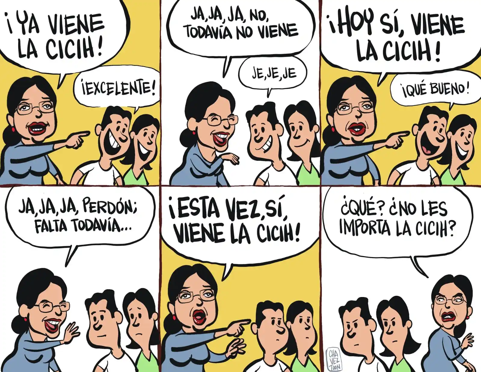 Image from Enfoque Digital HN: La Caricatura del Día 🎨🖌️ || La CICIH ha sido una promesa de campaña...