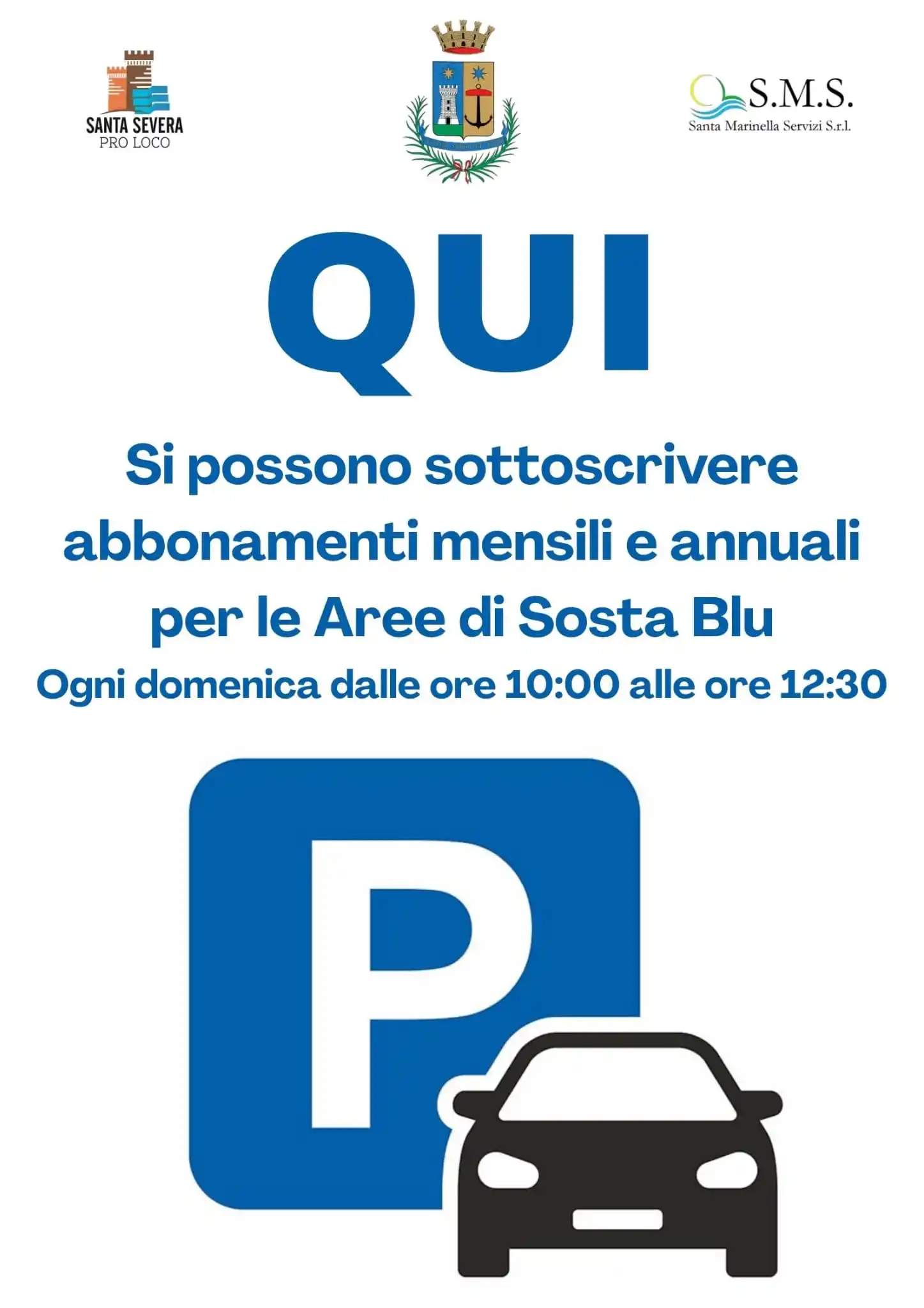 Image from Comune di Santa Marinella: La domenica dalle ore 10:00 alle ore 12:30 presso la Pro Loco di Santa...