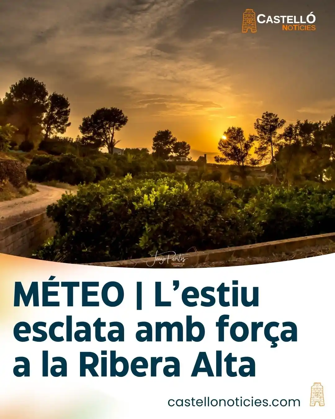 Image from InfoCastelló: *MÉTEO* | L’estiu esclata amb força a la Ribera Alta https://castellon...