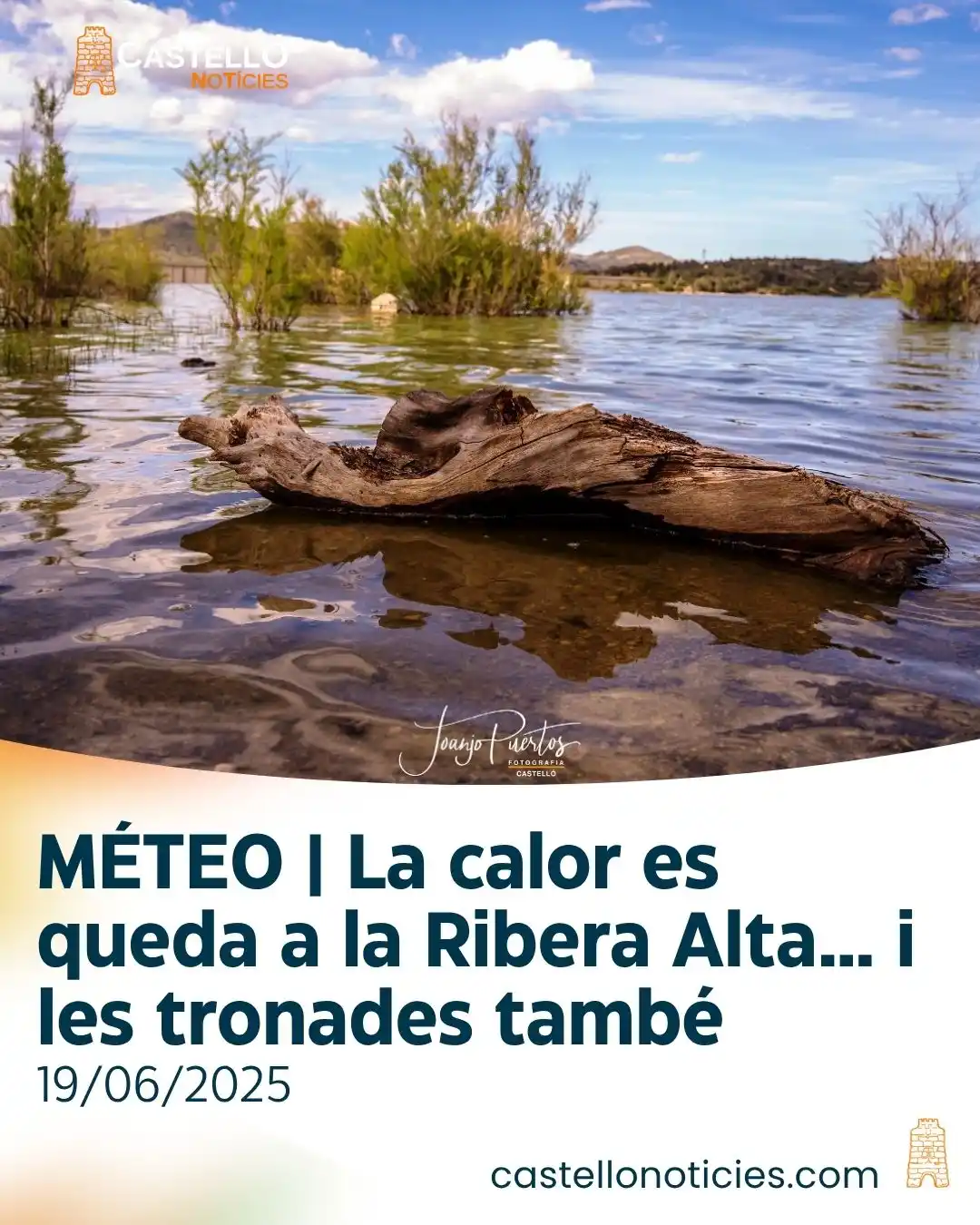 Image from InfoCastelló: *MÉTEO |* La calor es queda a la Ribera Alta… i les tronades també Jor...