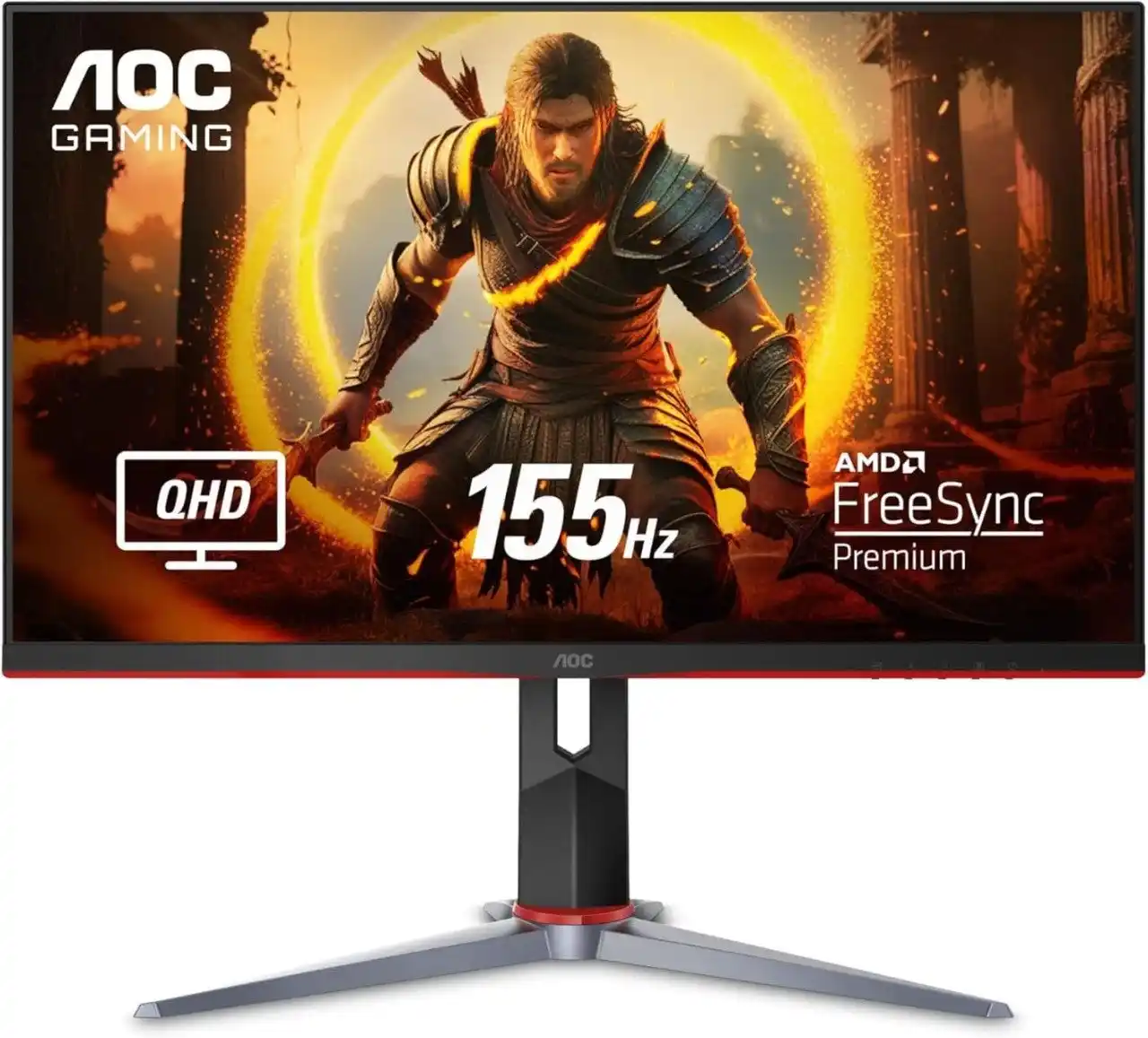 Image from TECNAN OFERTAS: 💥 Monitor Gamer AOC HERO QUAD 27" – 155Hz, QHD 1440p, 1ms, AMD FreeSy...