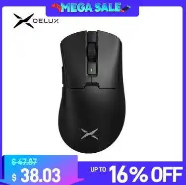 Image from TECNAN OFERTAS: 💥 Mouse Gamer Delux M900 PRO 2.4GHz 8K com Base de Carregamento  🤑 R...