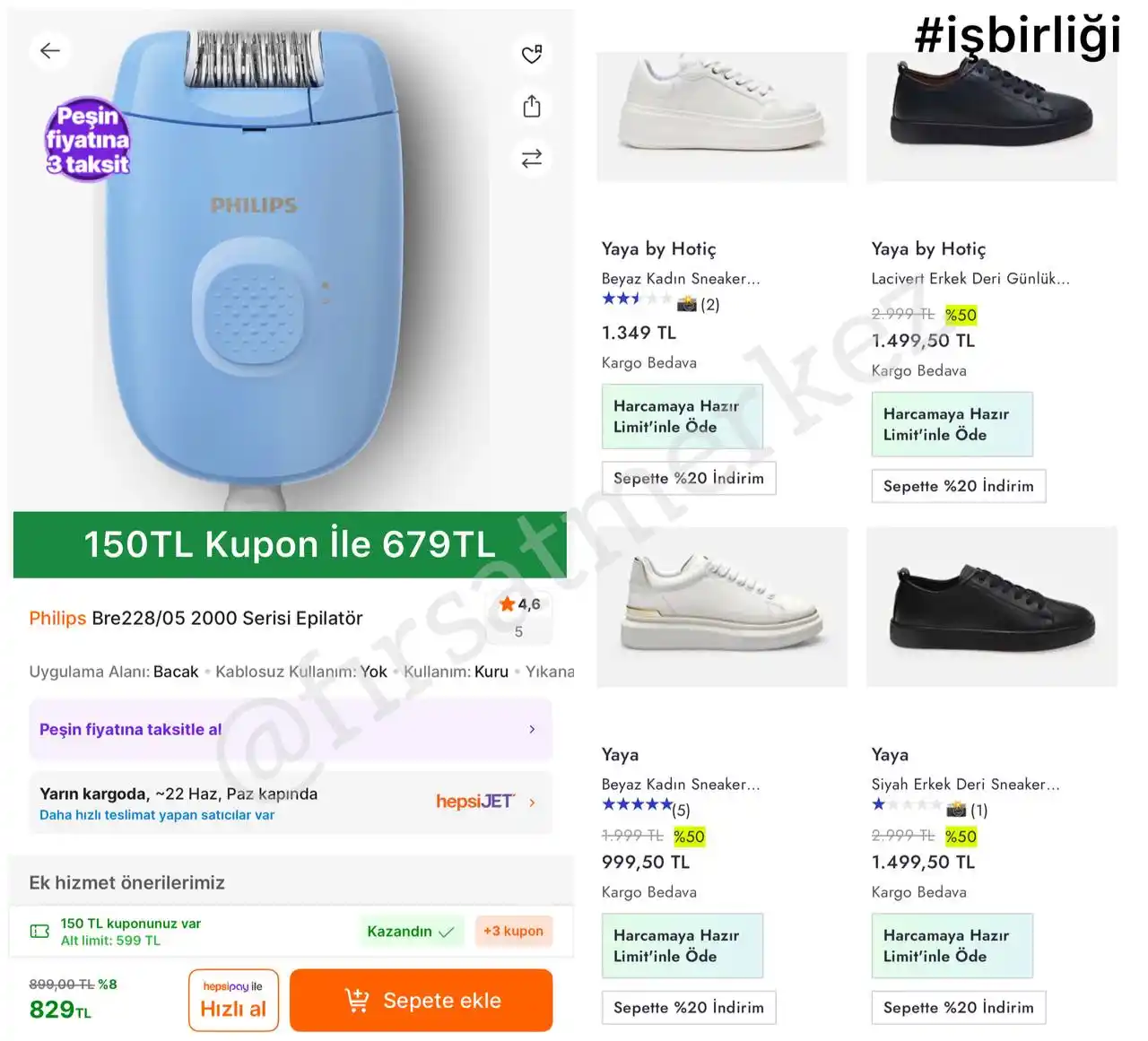 Image from İndirim Fırsat Merkezi: 🔥Philips 2000 Serisi Epilatör ✅Ürün Altındaki 599/150TL Kupon İle 6...