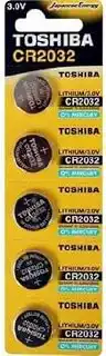 Image from TECNAN OFERTAS: 💥 Pilha Moeda Lithium 3V CR2032 (5 unidades) – Toshiba 🤑 R$ 19,80 �...