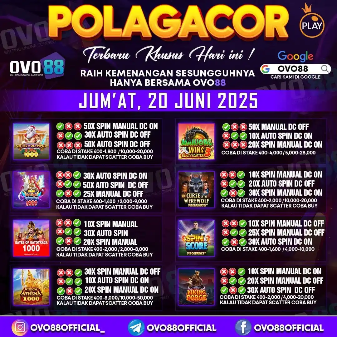 Image from OVO88: POLA GACOR TER-UPDATE OVO88 HARI INI🔥 JANGAN SAMPAI KETINGGALAN UNTUK...