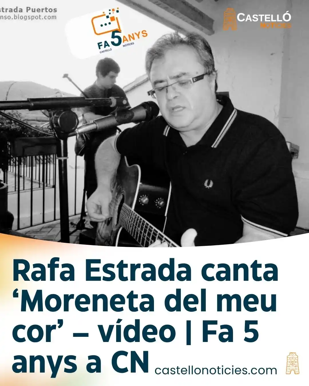 Image from InfoCastelló: Rafa Estrada canta ‘Moreneta del meu cor’ – vídeo | Fa 5 anys a CN htt...