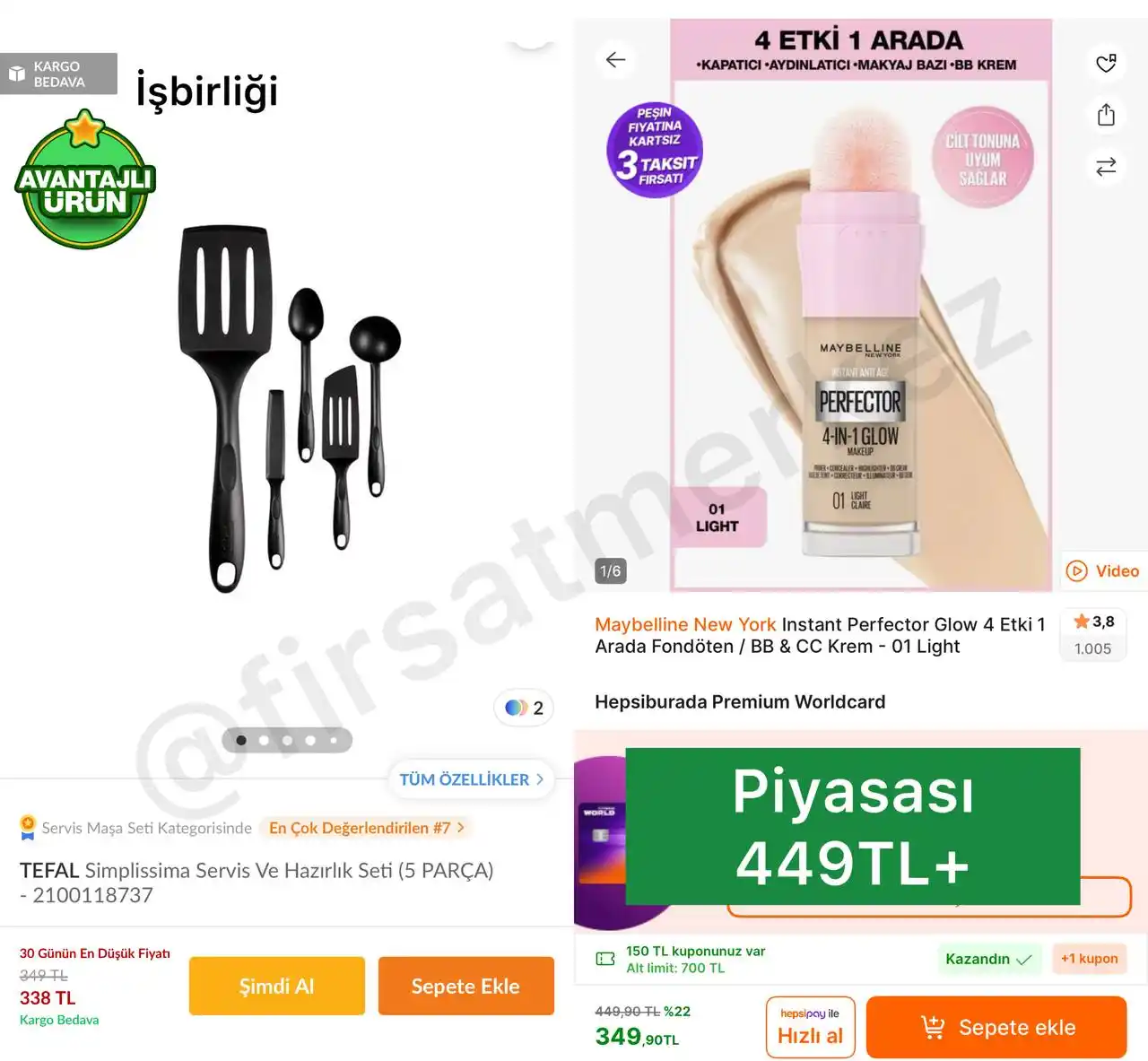 Image from İndirim Fırsat Merkezi: 🔥Tefal 5 Parça Servis Ve Hazırlık Seti ✅338TL’ye Düştü - Ücretsiz Ka...