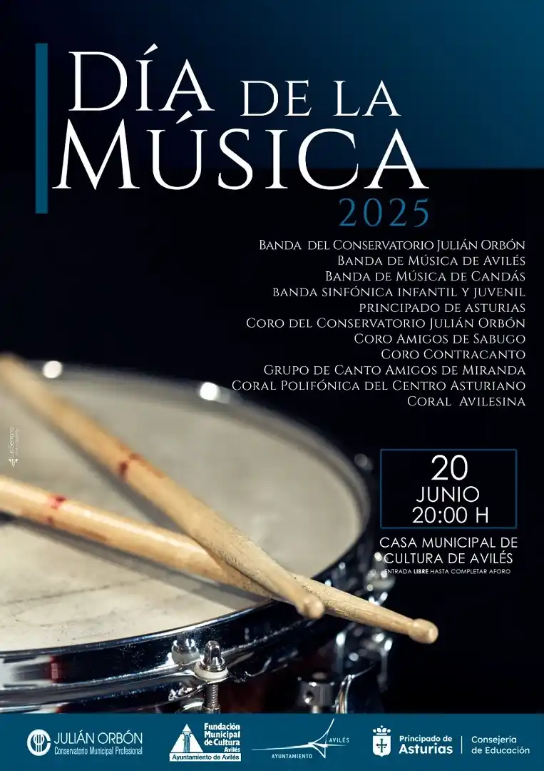 Image from Mayores Avilés: 🎼 200 músicos celebrarán en la Casa Municipal de Cultura la octava Fi...