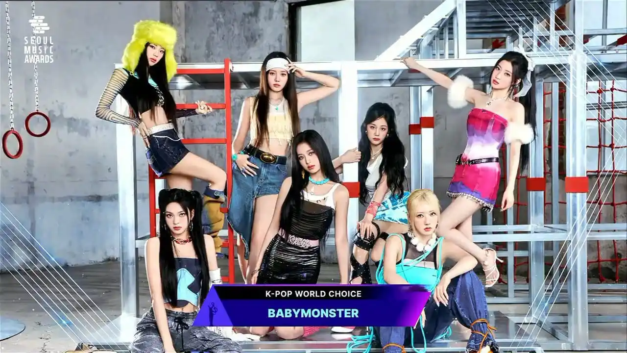 Image from BABYMONS7ER.PEDIA UPDATE ᱬ: 250621 [🏆] Congratulations to BABYMONSTER for winning "K-POP World Ch...