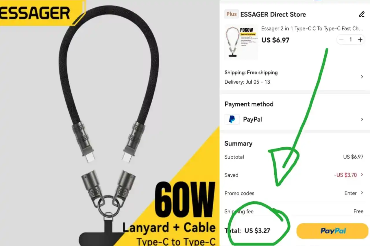 Image from AliExpress DDP Au Maroc: ✅31 درهم بالكندية🇨🇦🇨🇦الشحن مع سبيداف بلا جمارك الرابـــط غيديك للم...