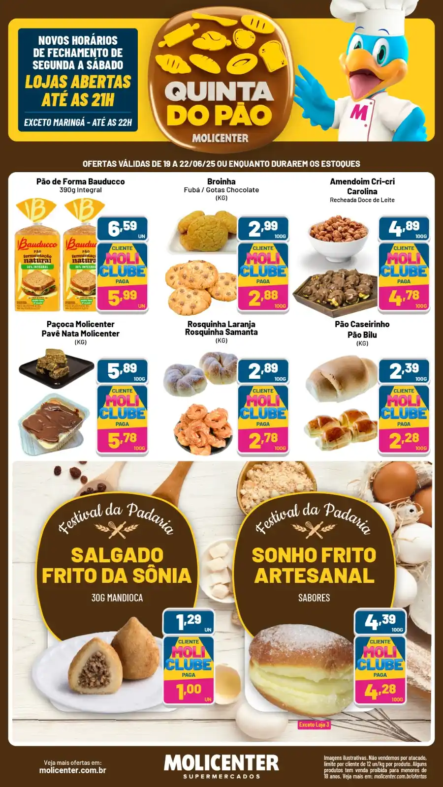 Image from Molicenter - Maringá: A Quinta do Pão chegou e já dá pra sentir o cheirinho de pão quente no...