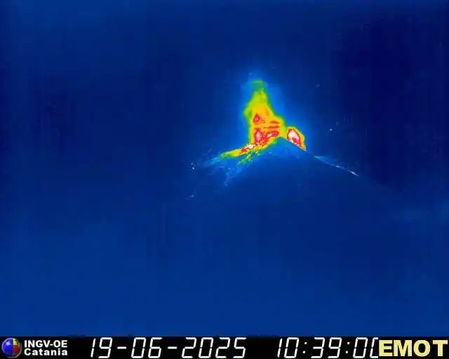Image from 95047.it: 🔴🔴 AGGIORNAMENTO Nuovo bollettino INGV, l’Etna intensifica l’attivit...