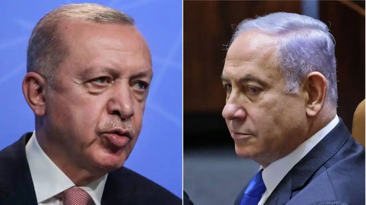Image from SAFIR TV | تلویزیون سفیر: *اردوغان: حمله بر ایران نشان میدهد که نتنیاهو نمیخواهد مسایل از طریق...