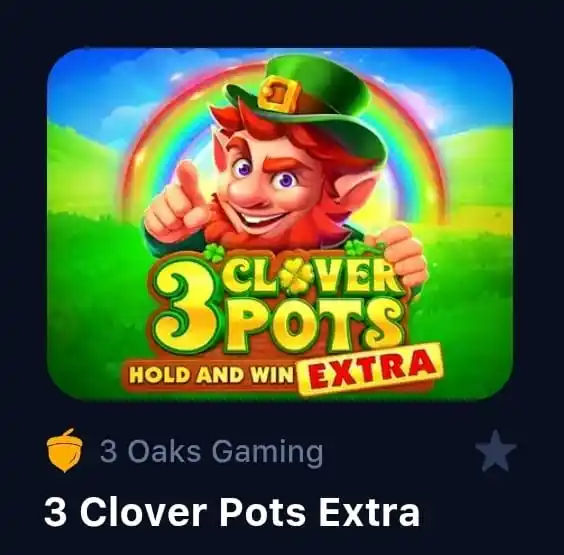 Image from Canal del tío Mau: *🚨ATENCIÓN, JUEGO ALTO🚨* El juego *3 Clover Pots Extra* estará en u...