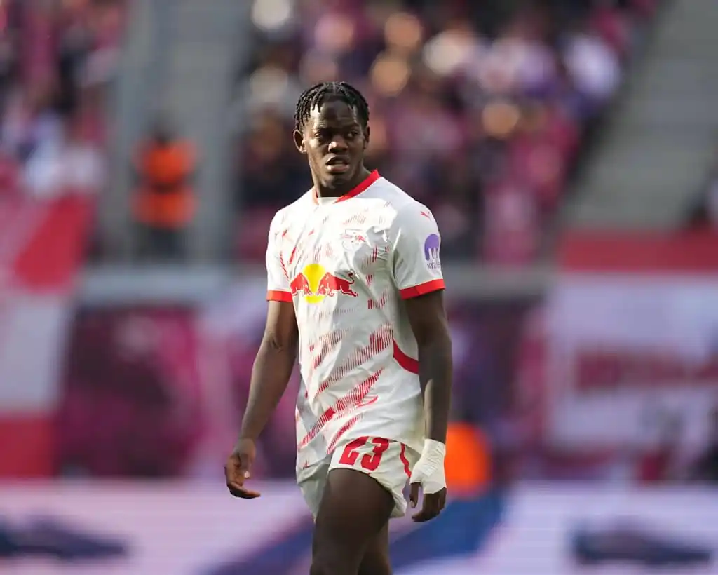 Image from Betika Uganda: 🔴🐓🚨 Castello Lukeba at RB Leipzig could be one to watch with Liverp...