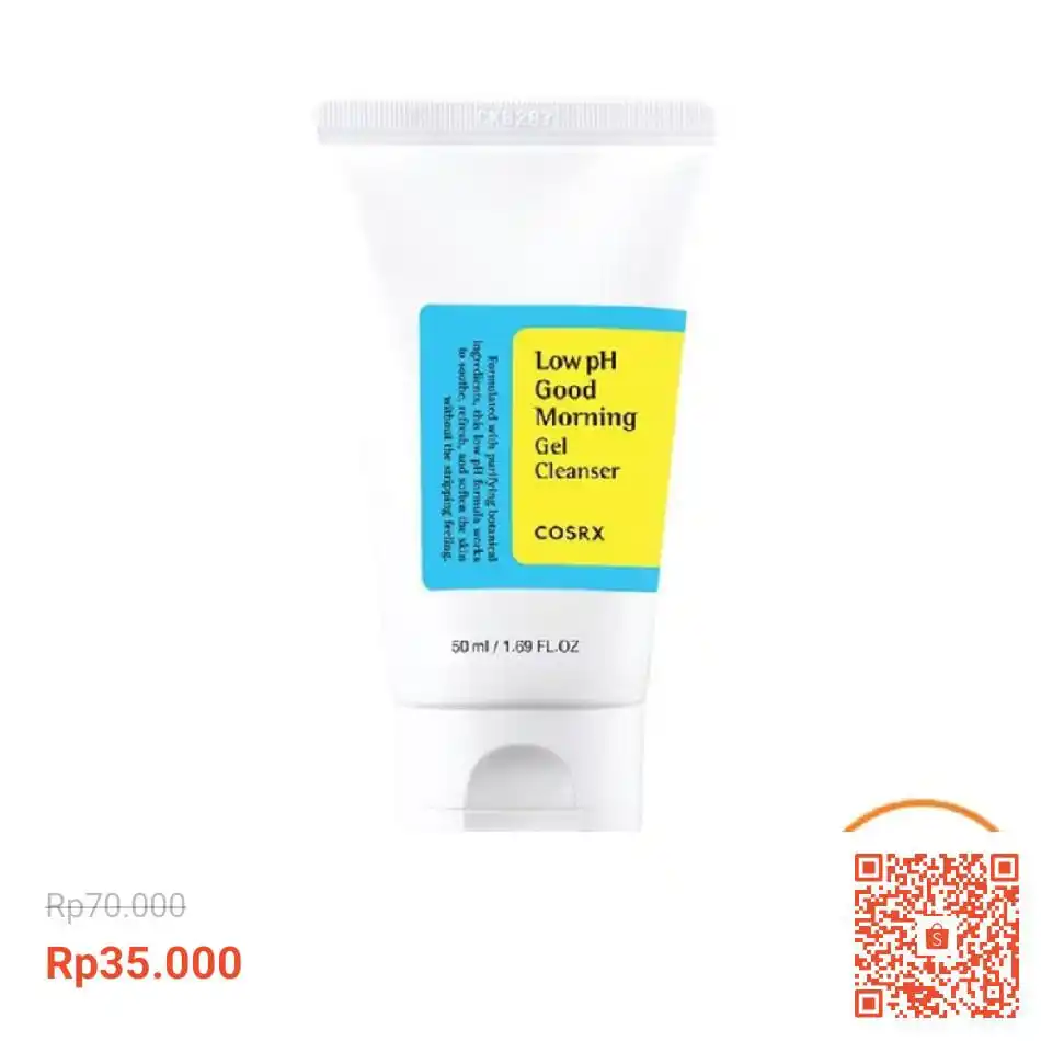 Image from Racun Shopee (Papa Shopee): COSRX Low pH Good Morning Gel Cleanser 50ml menenangkan Sabun Pembersi...