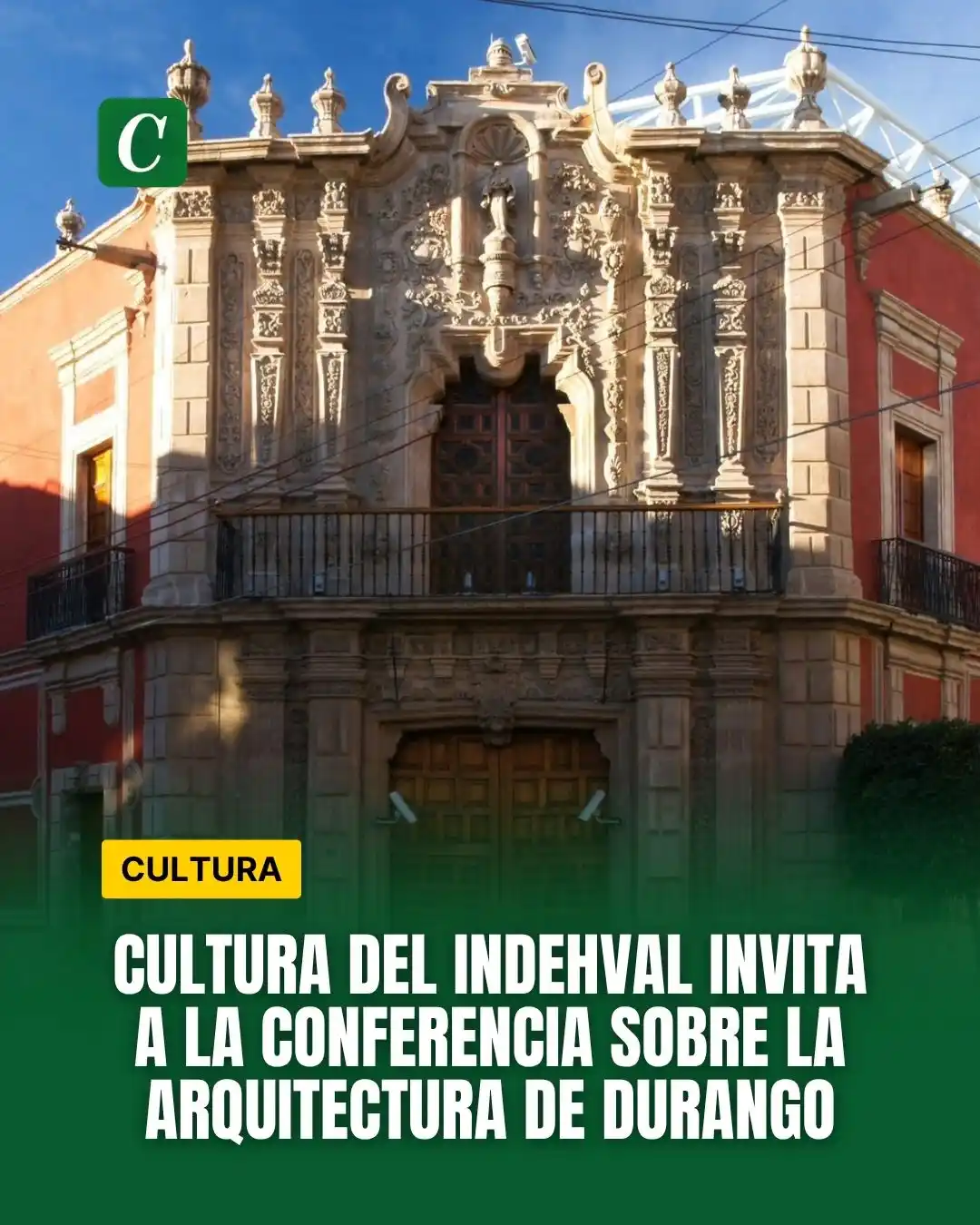 Image from Contexto de Durango : Cultura del INDEHVAL invita a la conferencia sobre la arquitectura de ...