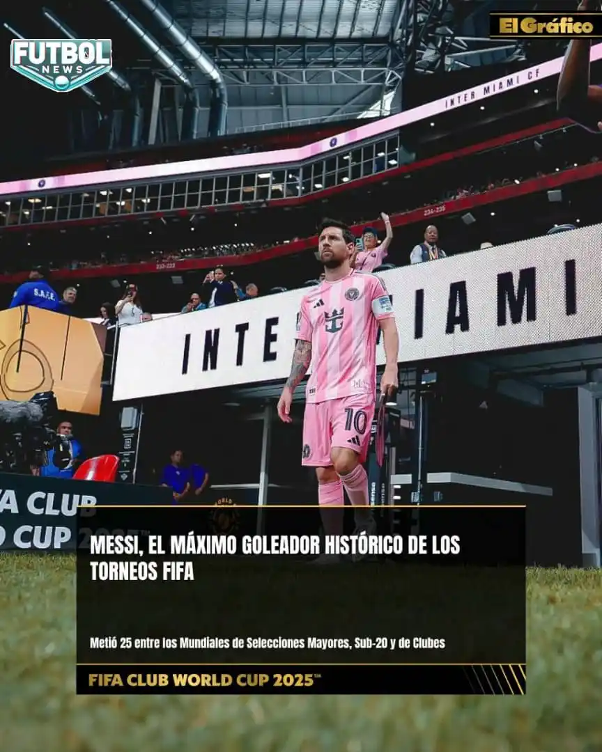 Image from 𝙁𝙐𝙏𝘽𝙊𝙇 𝙉𝙀𝙒𝙎 CANAL OFFICIAL: DE RODILLAS ANTE EL REY DEL FÚTBOL 👑 🐐 Lionel Messi se convirtió en...