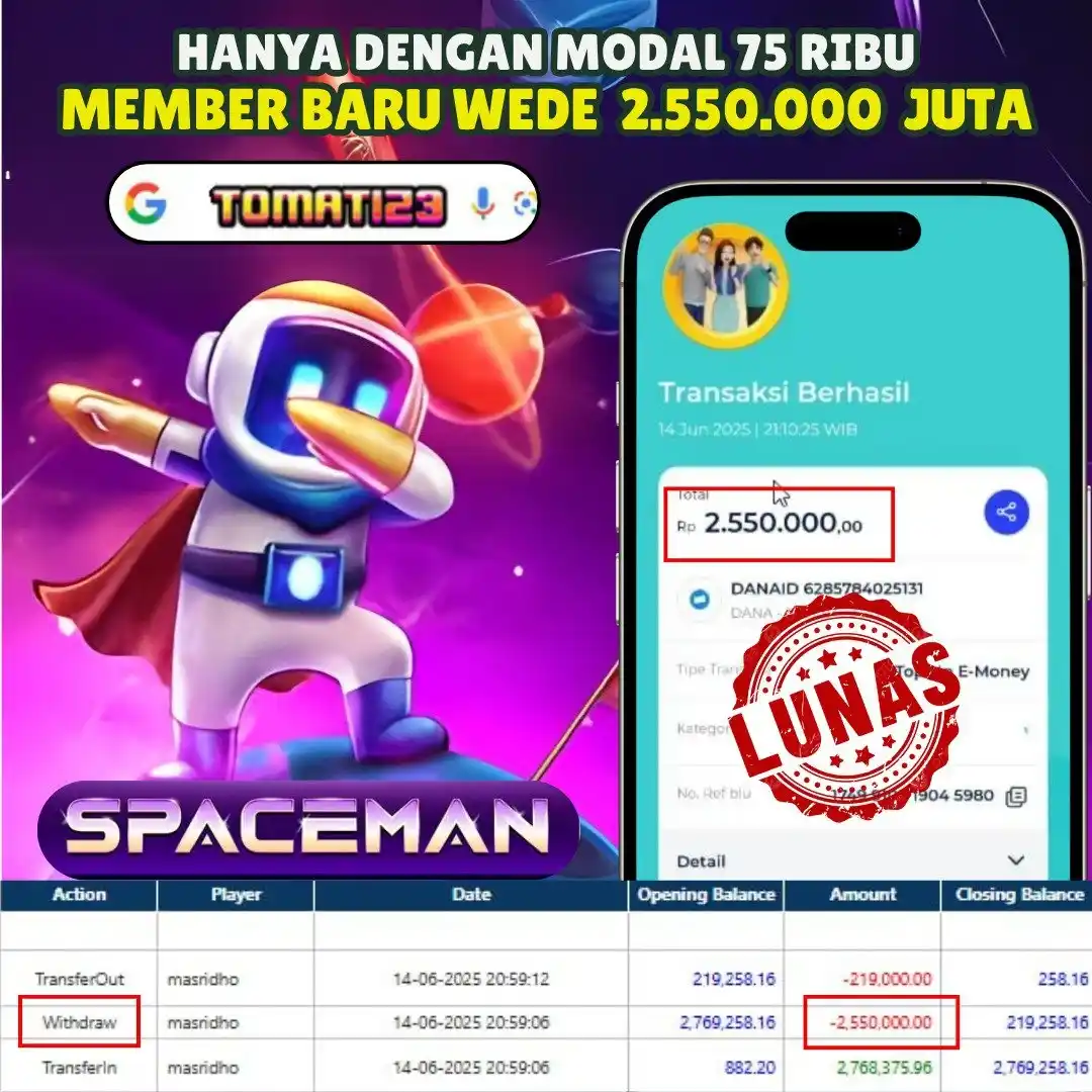 Image from INFO DANA KAGET BERBAGI: 🔥DENGAN DEPO MINIM MEMBER BARU DIKASIH MAXWIN🔥 Selamat kepada : 🎮 ...